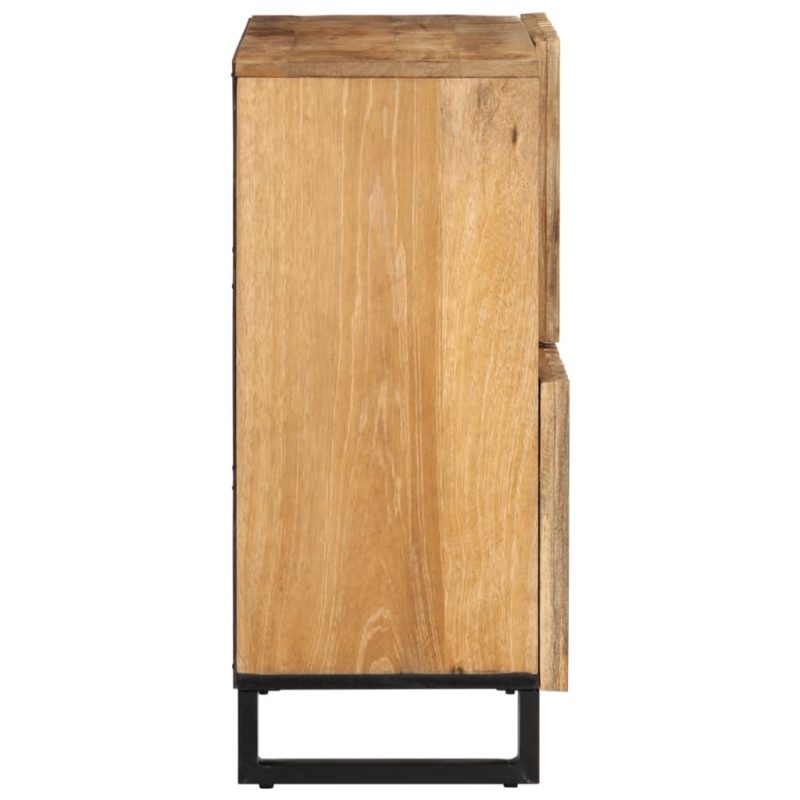 Komoda 80 x 34 x 75 cm od masivnog grubog drva manga - Slika 4