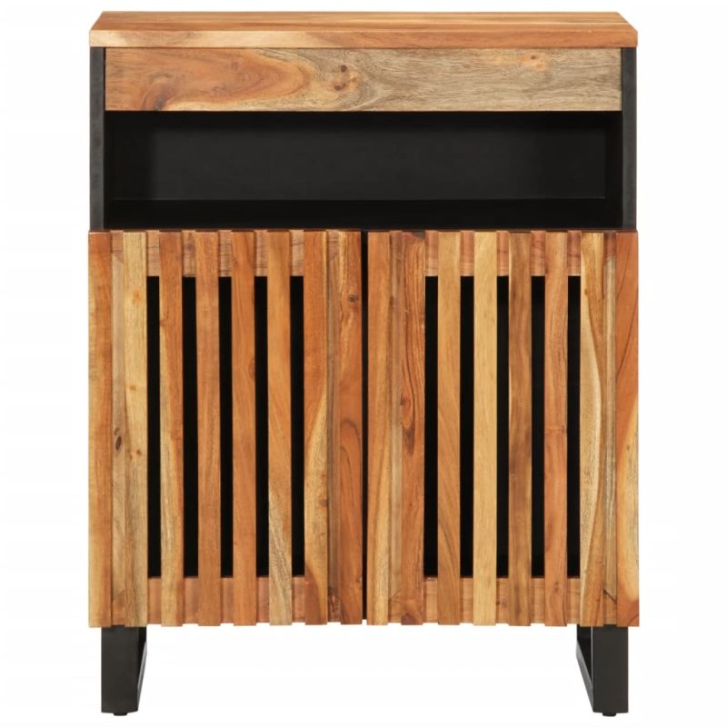 Komoda od masivnog drva bagrema 60 x 34 x 75 cm - Slika 3