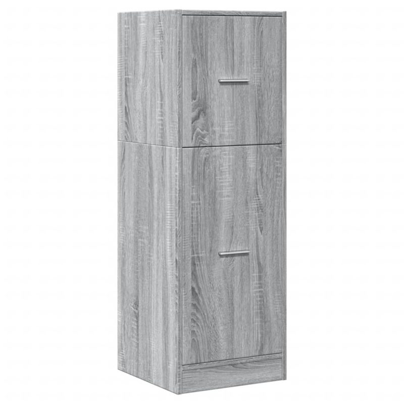 Ormarić za lijekove boja hrasta 40x41x118 cm konstruirano drvo - Slika 3