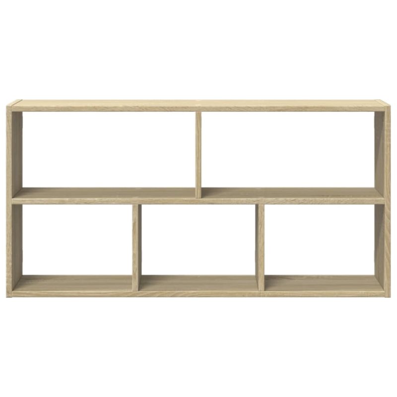 Zidna polica boja hrasta sonome 100 x 25 x 50 cm drvena - Slika 4