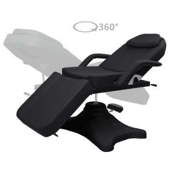 Masažni stol crni 180 x 62 x (86