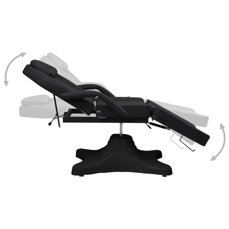 Masažni stol crni 180 x 62 x (86