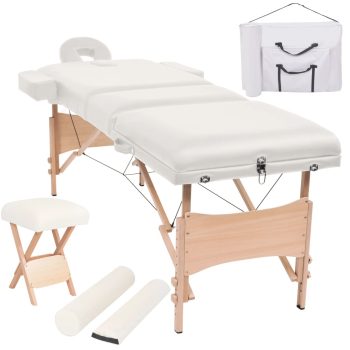 Set sklopivog trodijelnog masažnog stola debljine 10cm i stolca